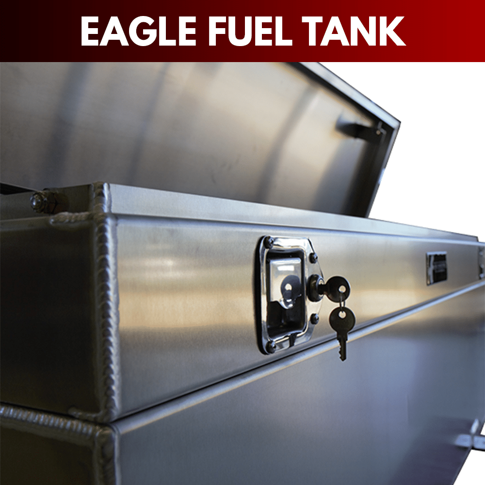 Eagle Manufacturing 55 Gal. Fuel Tank / Tool Box (Polished) - The