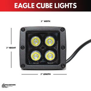 3″ Eagle Midnight Series Cube Light (EA)