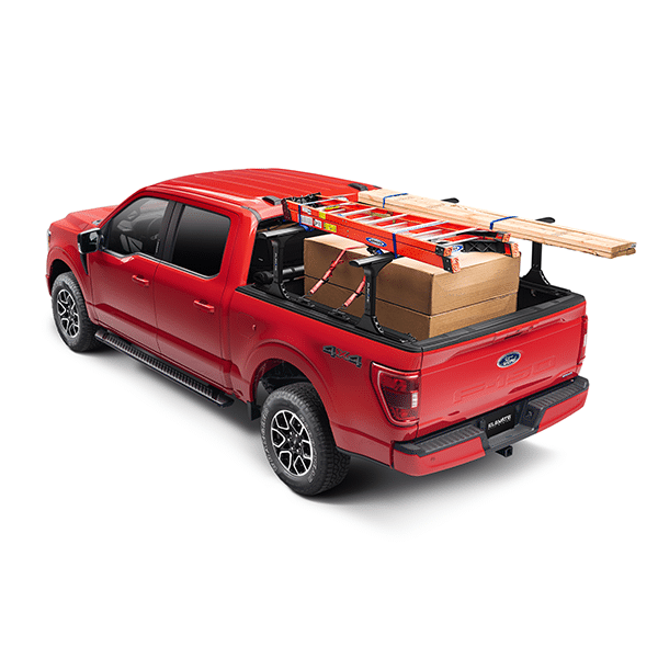 Box truck outlet rack system