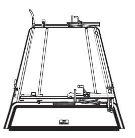 6' ErgoRack Single Clamping/Single Rotation Ladder Rack