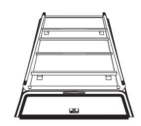 88" AluRack Ladder Rack (Short bed)