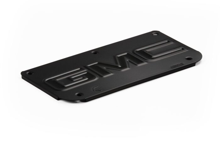 Truck Hardware Gatorback CR GMC Logo Mud Flaps - Black/AL (Front & Rear) GMC 20-25 Sierra 2500/3500 HD - Image 3