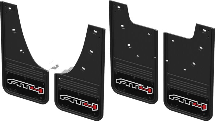 Truck Hardware Gatorback CR AT4 Mud Flaps - Black/Wrap (Front & Rear) GMC 23-25 Canyon