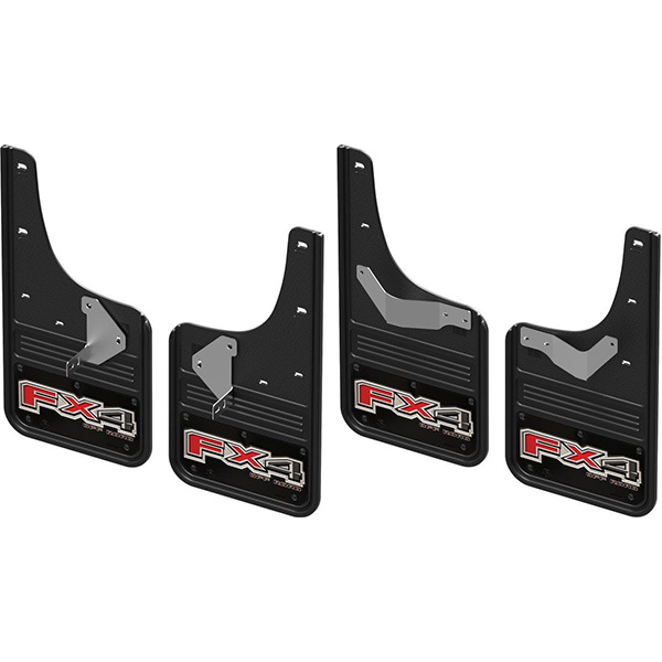 Truck Hardware Gatorback CR FX4 Off-Road Mud Flaps - Black/Wrap