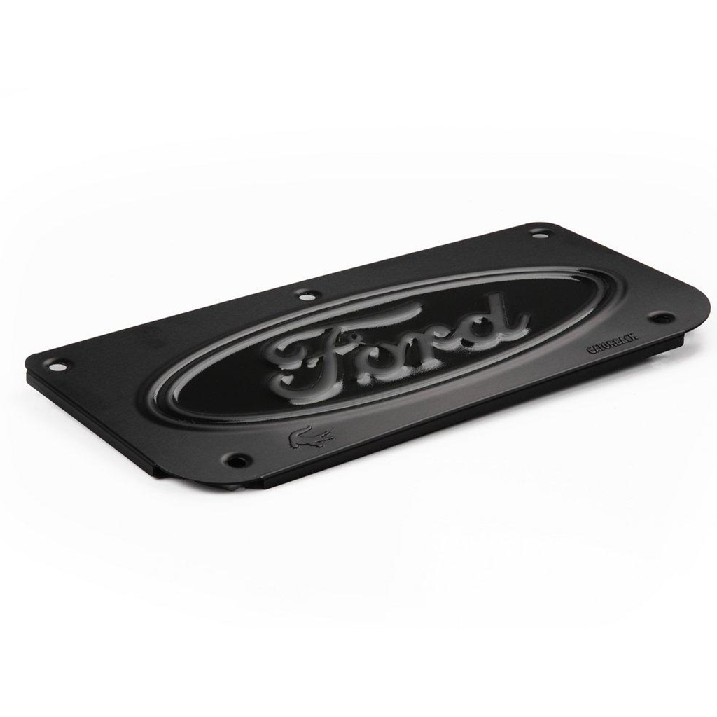 Truck Hardware Gatorback CR Ford Logo Mud Flaps - Black/AL - Image 3