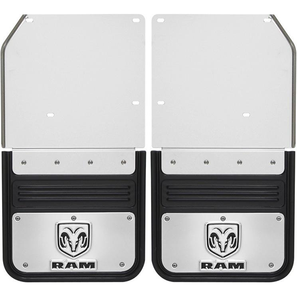 Truck Hardware Gatorback CS RAM V Mud Flaps (Rear) - DODGE 09-18 RAM 1500 / 19-24 CLASSIC / 10-24 RAM 2500 & 3500