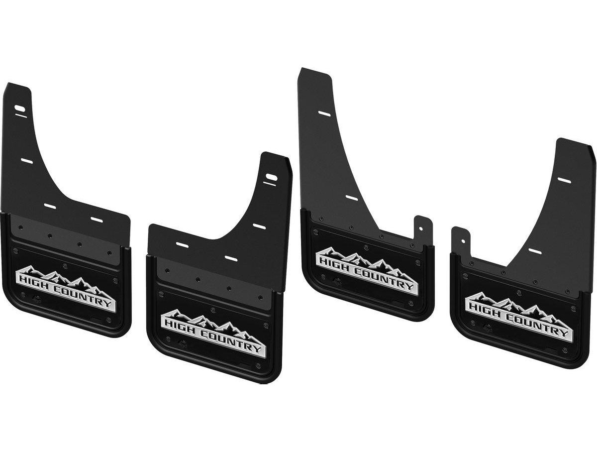 Truck Hardware Gatorback CA High Country Mud Flaps (Front & Rear - Black/Wrap) - Chevy 21-26 Suburban / Tahoe